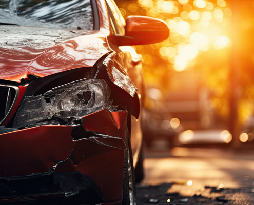 Auto mit Unfallschaden