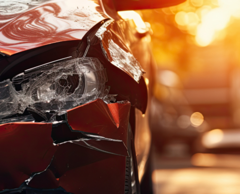 Auto mit Unfallschaden